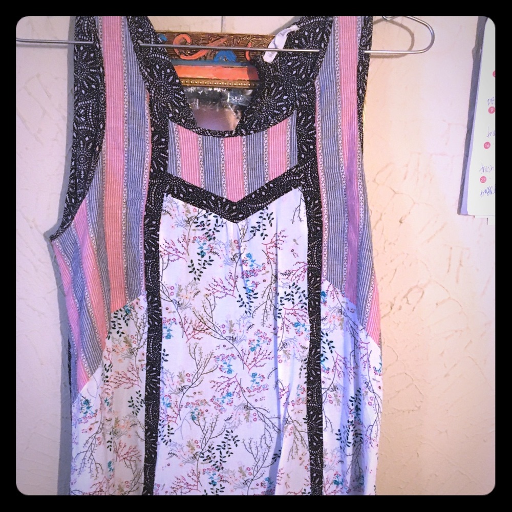 Floral print tank